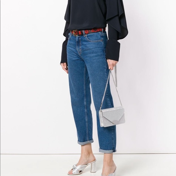 *HP* NEW MICHAEL KORS BARBARA SILVER CROSSBODY BAG - Picture 2 of 7